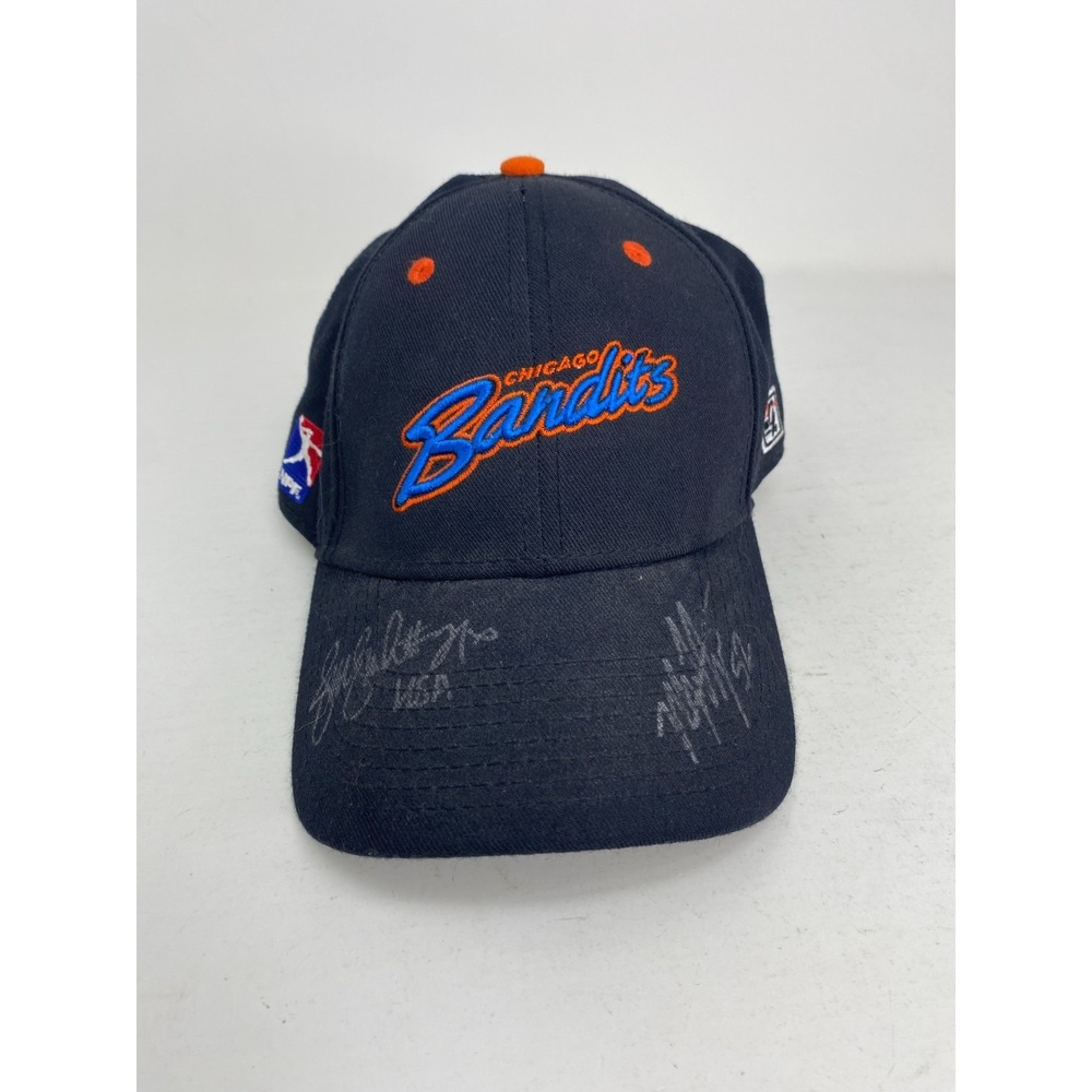 Chicago Bandits the game Fitted  71/4 Hat Fastpitch Softball Hat Signed